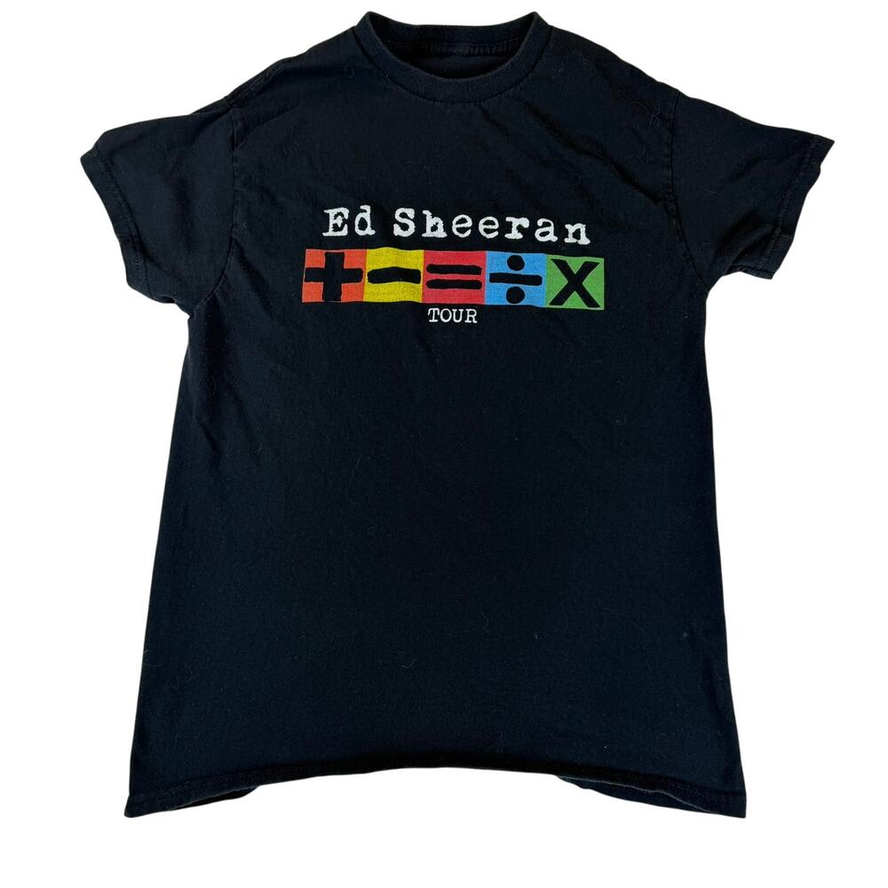 Ed Sheeran Mathematics Tour 2023 Black Graphic Tee S